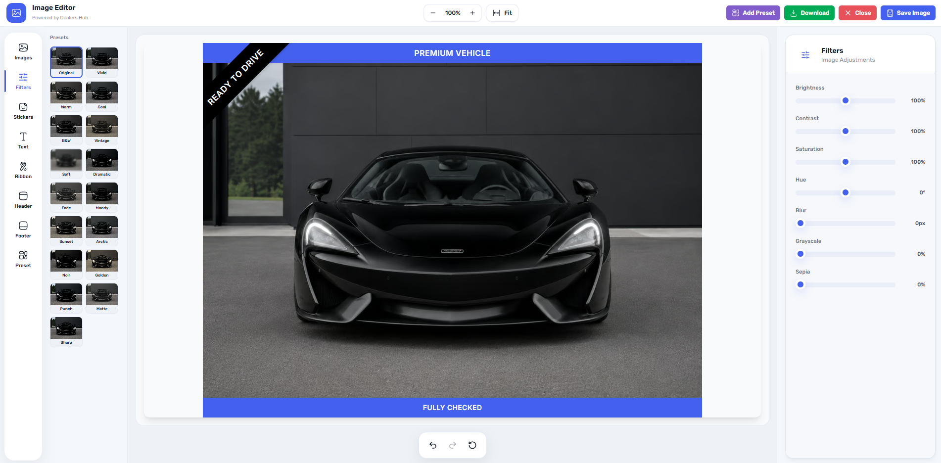 Dealers Hub leads and enquiry management screen